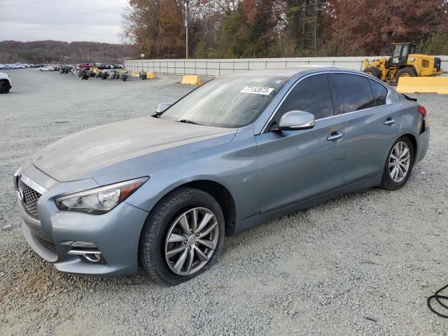 JN1CV7AR3GM250424 - 2016 INFINITI Q50 BASE BLUE photo 1