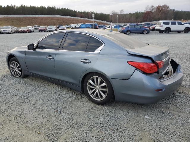 JN1CV7AR3GM250424 - 2016 INFINITI Q50 BASE BLUE photo 2