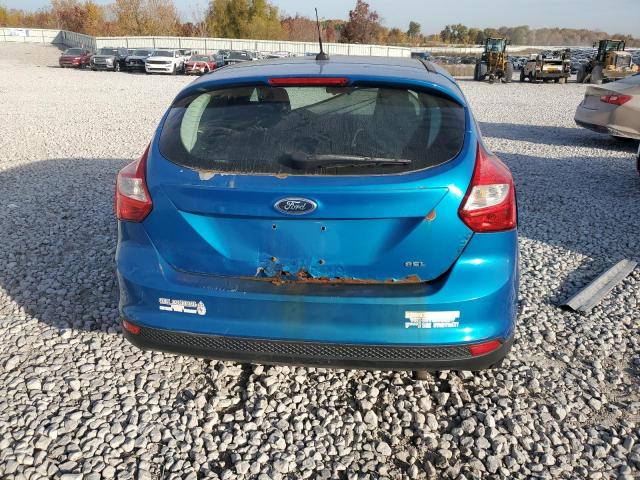 1FAHP3M27CL309680 - 2012 FORD FOCUS SEL BLUE photo 6