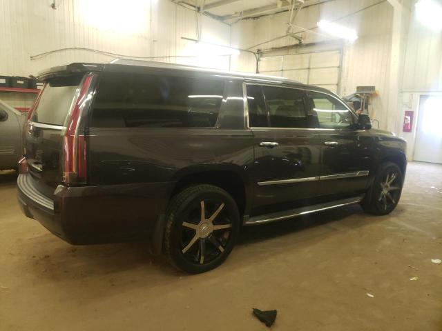 1GYS4SKJ5FR677459 - 2015 CADILLAC ESCALADE ESV LUXURY GRAY photo 3