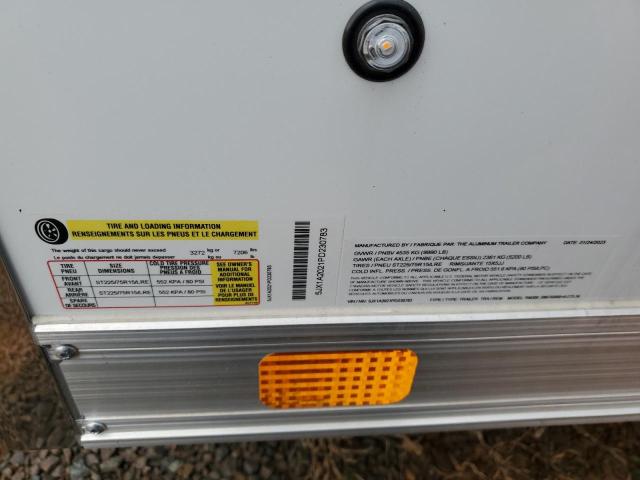 5JX1A2021PD230783 - 2023 ALUM TRAILER WHITE photo 10