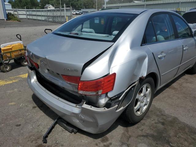 KMHEU46C76A112991 - 2006 HYUNDAI SONATA GLS SILVER photo 9