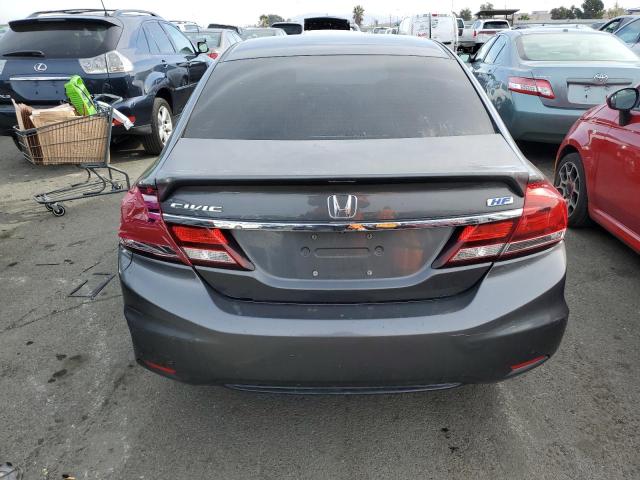 2HGFB2F63DH566894 - 2013 HONDA CIVIC HF GRAY photo 6