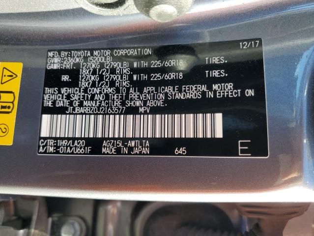 JTJBARBZ0J2163577 - 2018 LEXUS NX 300 BASE Boz foto 12