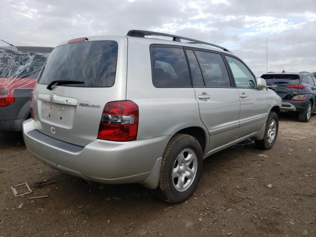 JTEGD21A560155573 - 2006 TOYOTA HIGHLANDER SILVER photo 3