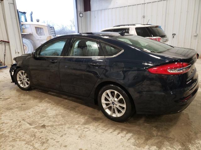 3FA6P0HD1LR144731 - 2020 FORD FUSION SE BLUE photo 2