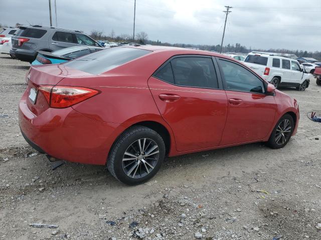 2T1BURHE0HC788863 - 2017 TOYOTA COROLLA L RED photo 3