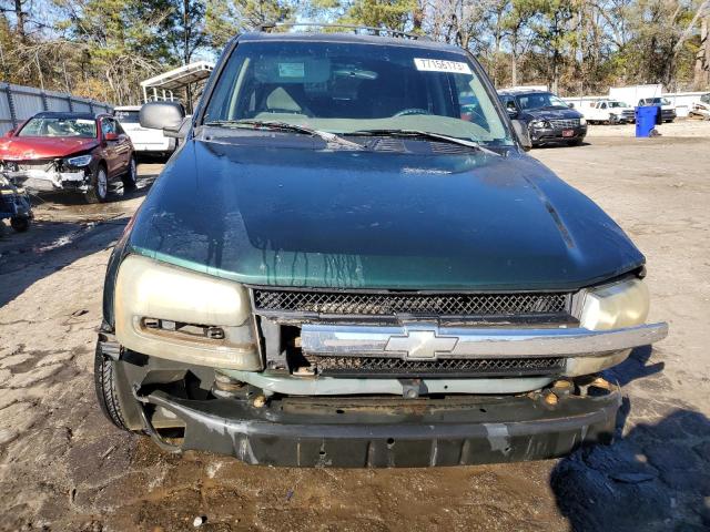 1GNDS13S822287990 - 2002 CHEVROLET TRAILBLAZE GREEN photo 5