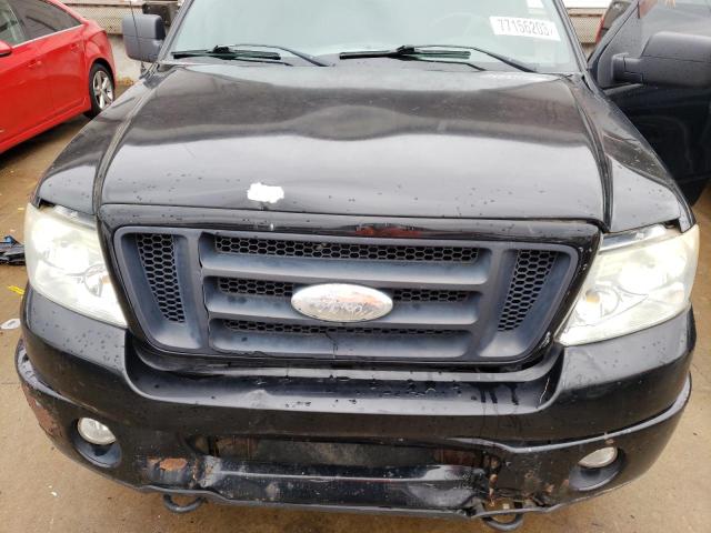 1FTPW14V18FB27857 - 2008 FORD F150 SUPERCREW BLACK photo 11