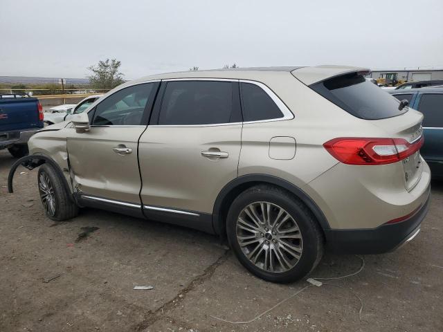 2LMPJ6LR6HBL49263 - 2017 LINCOLN MKX RESERVE Ոսկեգույն լուսանկար 2