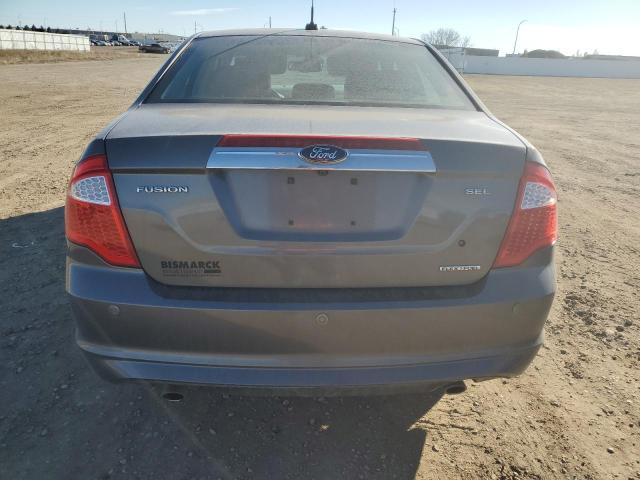 3FAHP0JG7CR412548 - 2012 FORD FUSION SEL GRAY photo 6