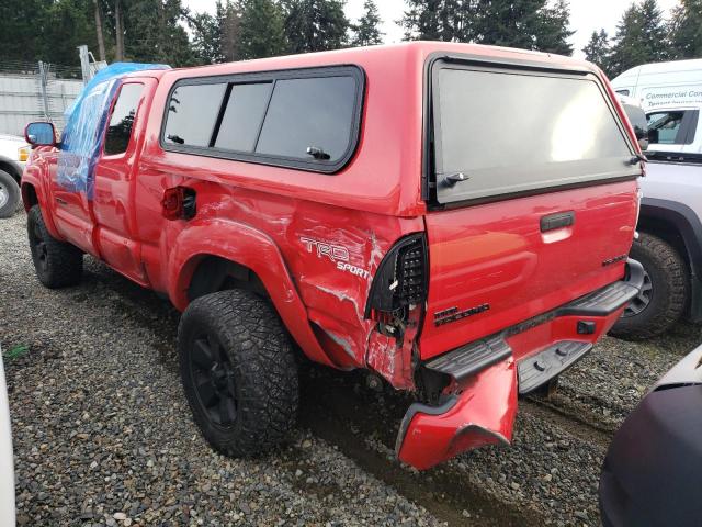 5TEUU42N78Z576847 - 2008 TOYOTA TACOMA ACCESS CAB წითელი ფოტო 2