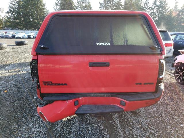 5TEUU42N78Z576847 - 2008 TOYOTA TACOMA ACCESS CAB წითელი ფოტო 6