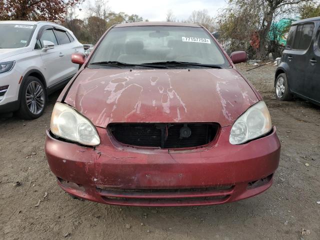 2T1BR32E64C269611 - 2004 TOYOTA COROLLA CE RED photo 5