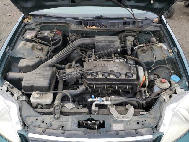 2HGEJ6613YH538349 - 2000 HONDA CIVIC BASE 绿色 照片 11