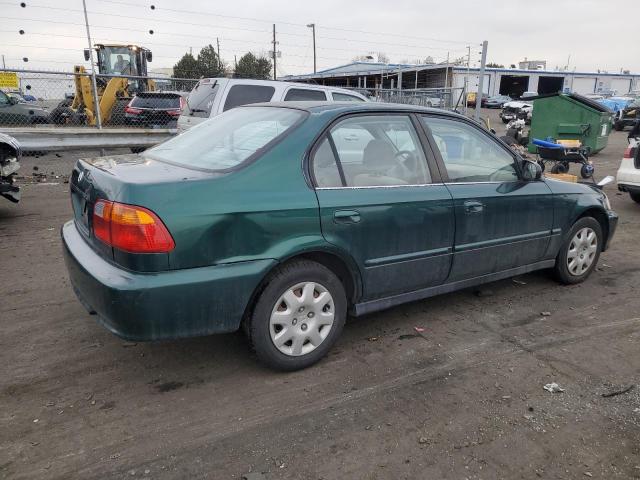 2HGEJ6613YH538349 - 2000 HONDA CIVIC BASE 绿色 照片 3
