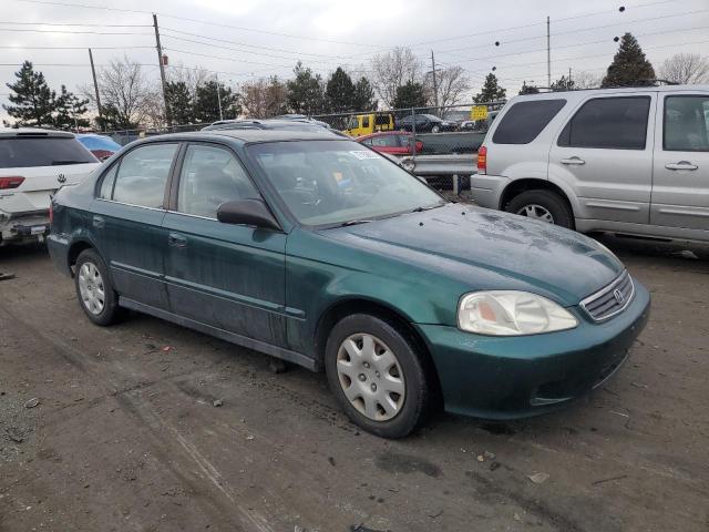 2HGEJ6613YH538349 - 2000 HONDA CIVIC BASE GREEN photo 4