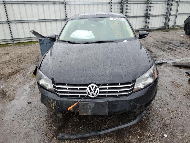 1VWBN7A32CC024389 - 2012 VOLKSWAGEN PASSAT SE BLACK photo 5