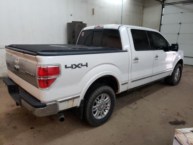 1FTFW1EV0AFB97625 - 2010 FORD F-150 SUPERCREW WHITE photo 3