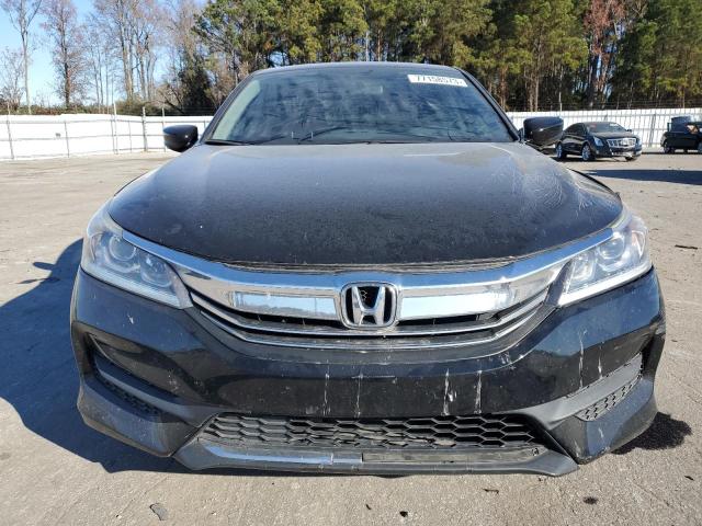 1HGCR2F37HA285979 - 2017 HONDA ACCORD LX BLACK photo 5