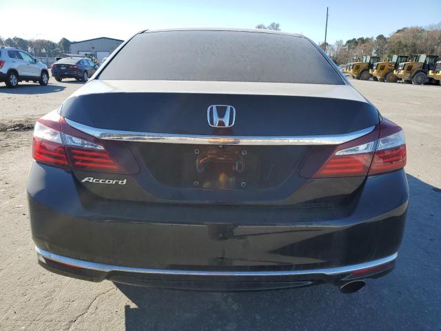 1HGCR2F37HA285979 - 2017 HONDA ACCORD LX BLACK photo 6