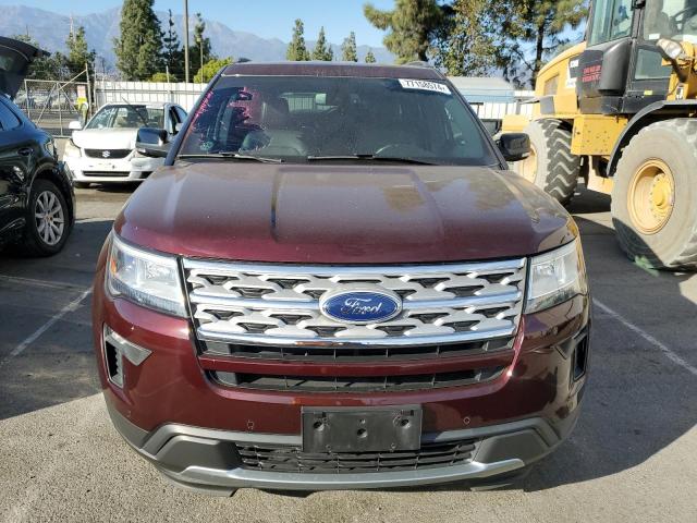 1FM5K7D89JGC72169 - 2018 FORD EXPLORER XLT BLACK photo 5