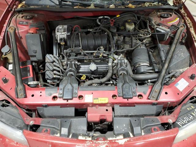 1G2WJ52K5WF258012 - 1998 PONTIAC GRAND PRIX SE 勃艮第红 照片 11