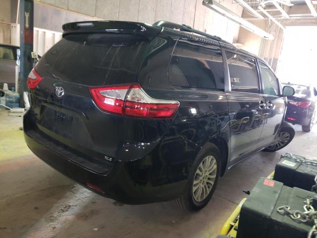 5TDYK3DC8FS652857 - 2015 TOYOTA SIENNA XLE BLACK photo 3