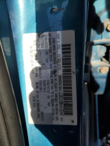 JM1DE1HY9B0109577 - 2011 MAZDA MAZDA2 BLUE photo 12