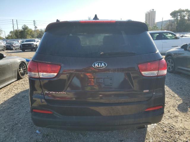 5XYPGDA37GG058427 - 2016 KIA SORENTO LX BURGUNDY photo 6