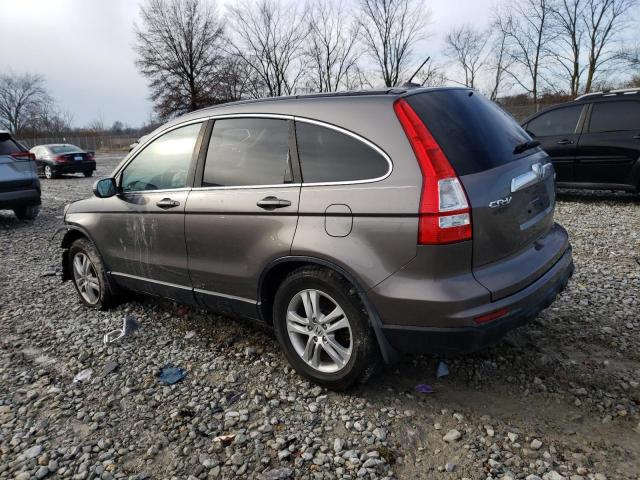 5J6RE4H72AL044318 - 2010 HONDA CR-V EXL GRAY photo 2