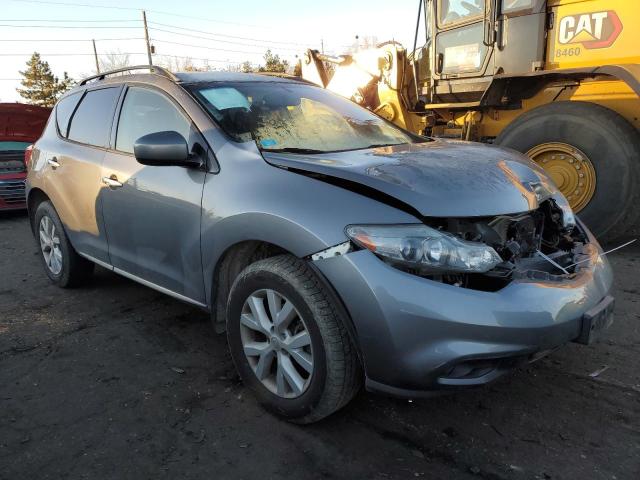 JN8AZ1MW2DW302637 - 2013 NISSAN MURANO S GRAY photo 4