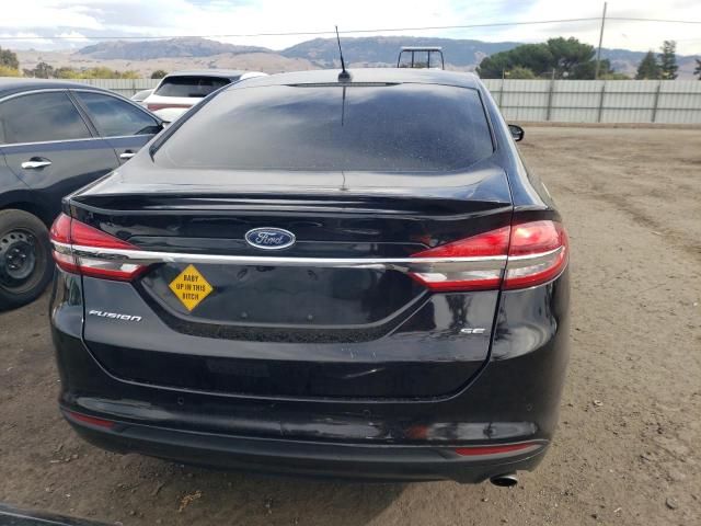 3FA6P0H73HR399043 - 2017 FORD FUSION SE BLACK photo 6