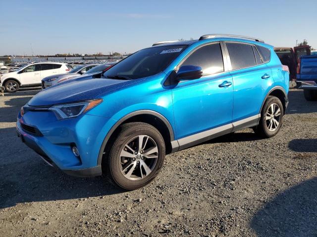 JTMRFREVXJD234543 - 2018 TOYOTA RAV4 ADVENTURE BLUE photo 1