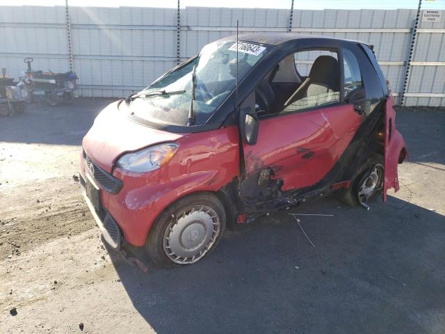WMEEJ3BA4DK638192 - 2013 SMART FORTWO PURE RED photo 1