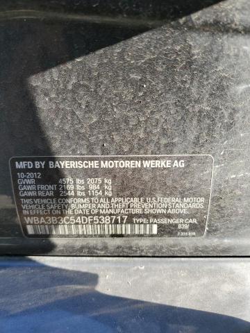 WBA3B3C54DF538717 - 2013 BMW 328 XI SILVER photo 12