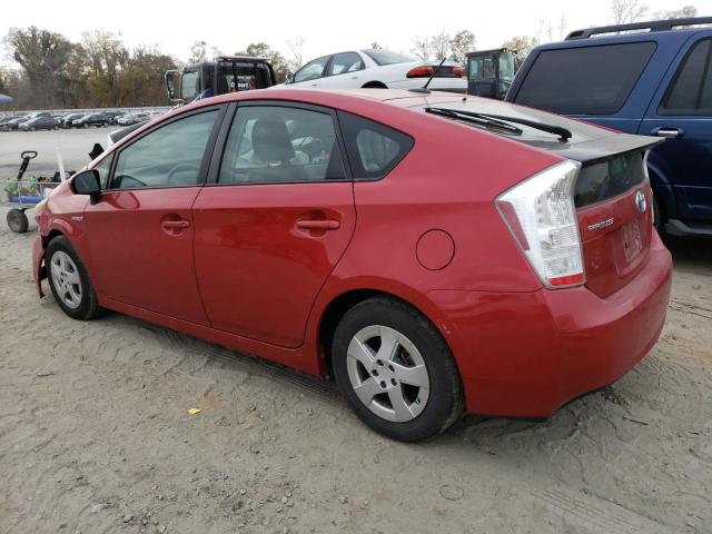 JTDKN3DU7A0173766 - 2010 TOYOTA PRIUS RED photo 2