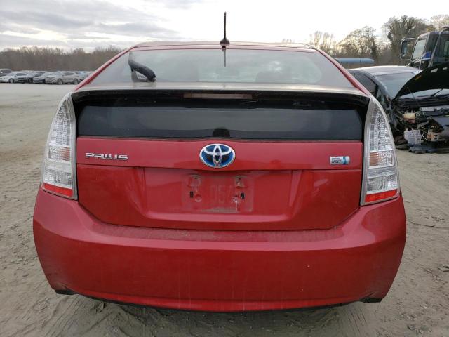 JTDKN3DU7A0173766 - 2010 TOYOTA PRIUS RED photo 6