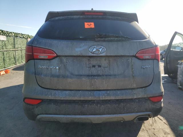 5XYZU3LB7DG041865 - 2013 HYUNDAI SANTA FE S GRAY photo 6