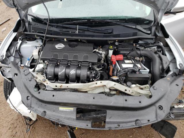 3N1AB7AP3DL786438 - 2013 NISSAN SENTRA S SILVER photo 11