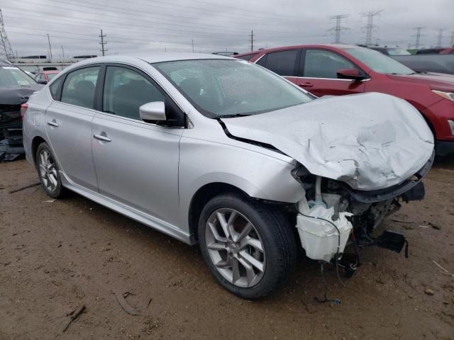 3N1AB7AP3DL786438 - 2013 NISSAN SENTRA S SILVER photo 4