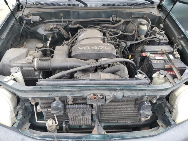 5TBRT34191S188818 - 2001 TOYOTA TUNDRA ACCESS CAB მწვანე ფოტო 11