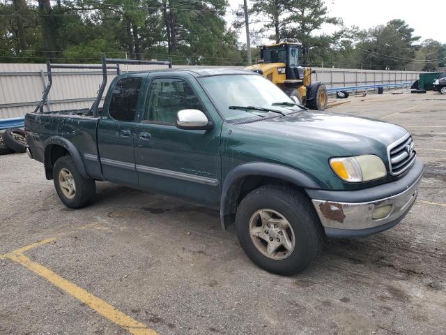 5TBRT34191S188818 - 2001 TOYOTA TUNDRA ACCESS CAB GREEN photo 4