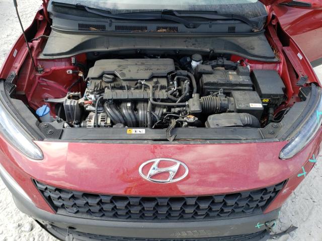 KM8K62AB1NU900260 - 2022 HYUNDAI KONA SEL RED photo 11