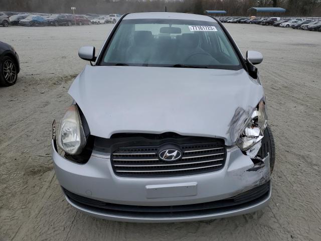 KMHCN4AC1BU604601 - 2011 HYUNDAI ACCENT GLS SILVER photo 5