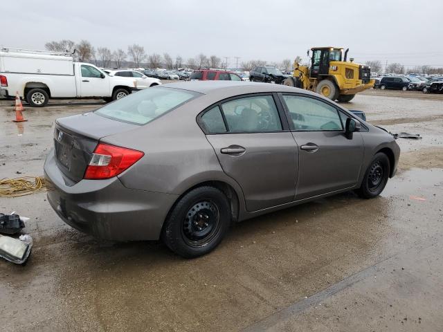 19XFB2F59CE084978 - 2012 HONDA CIVIC LX GRAY photo 3