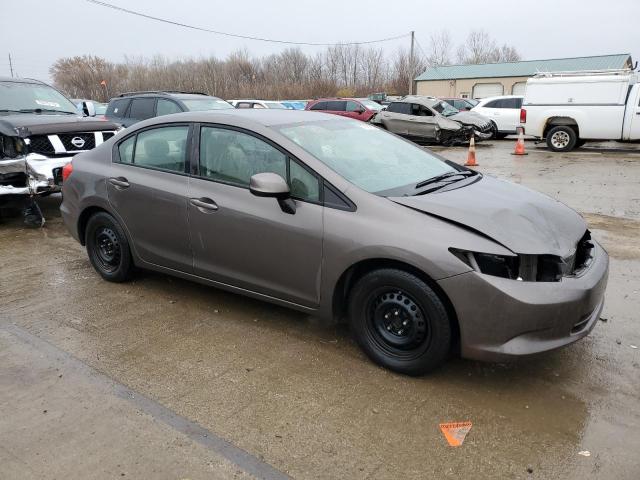 19XFB2F59CE084978 - 2012 HONDA CIVIC LX GRAY photo 4