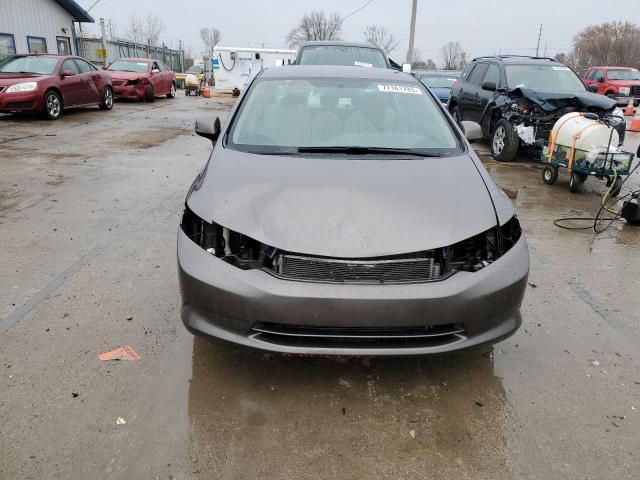 19XFB2F59CE084978 - 2012 HONDA CIVIC LX GRAY photo 5