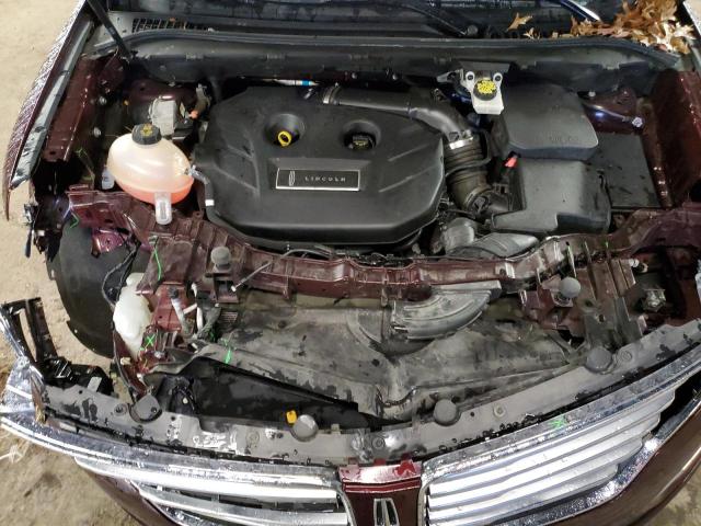 5LMCJ2D92HUL51701 - 2017 LINCOLN MKC SELECT 栗色 照片 12