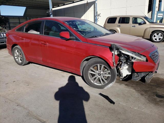 5NPE24AF6HH477640 - 2017 HYUNDAI SONATA SE RED photo 4